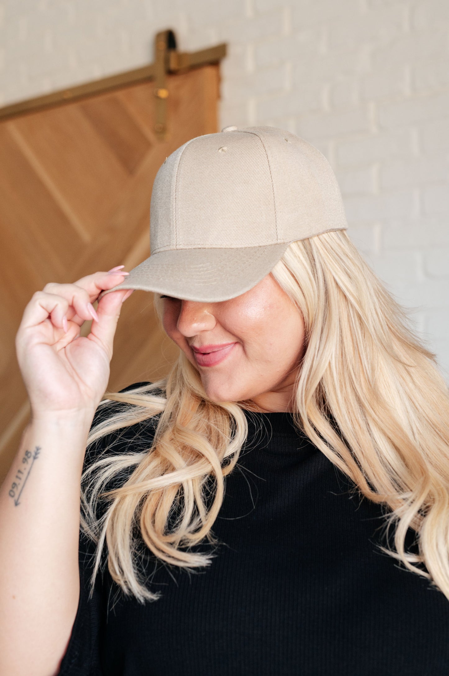 Ave- Basic Babe Ball Cap in Khaki