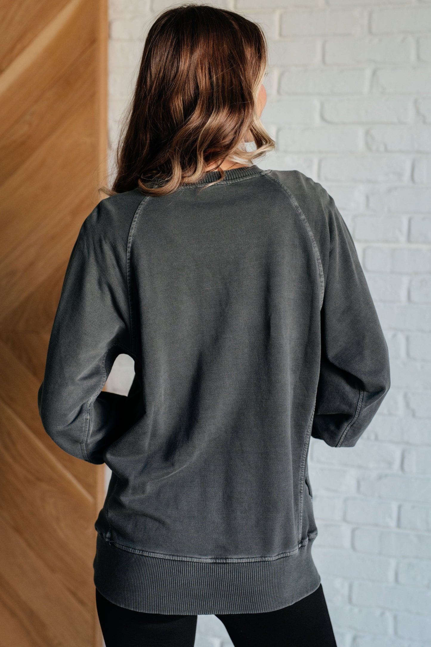 Zenana-Hands Down Favorite Sweatshirt in Black