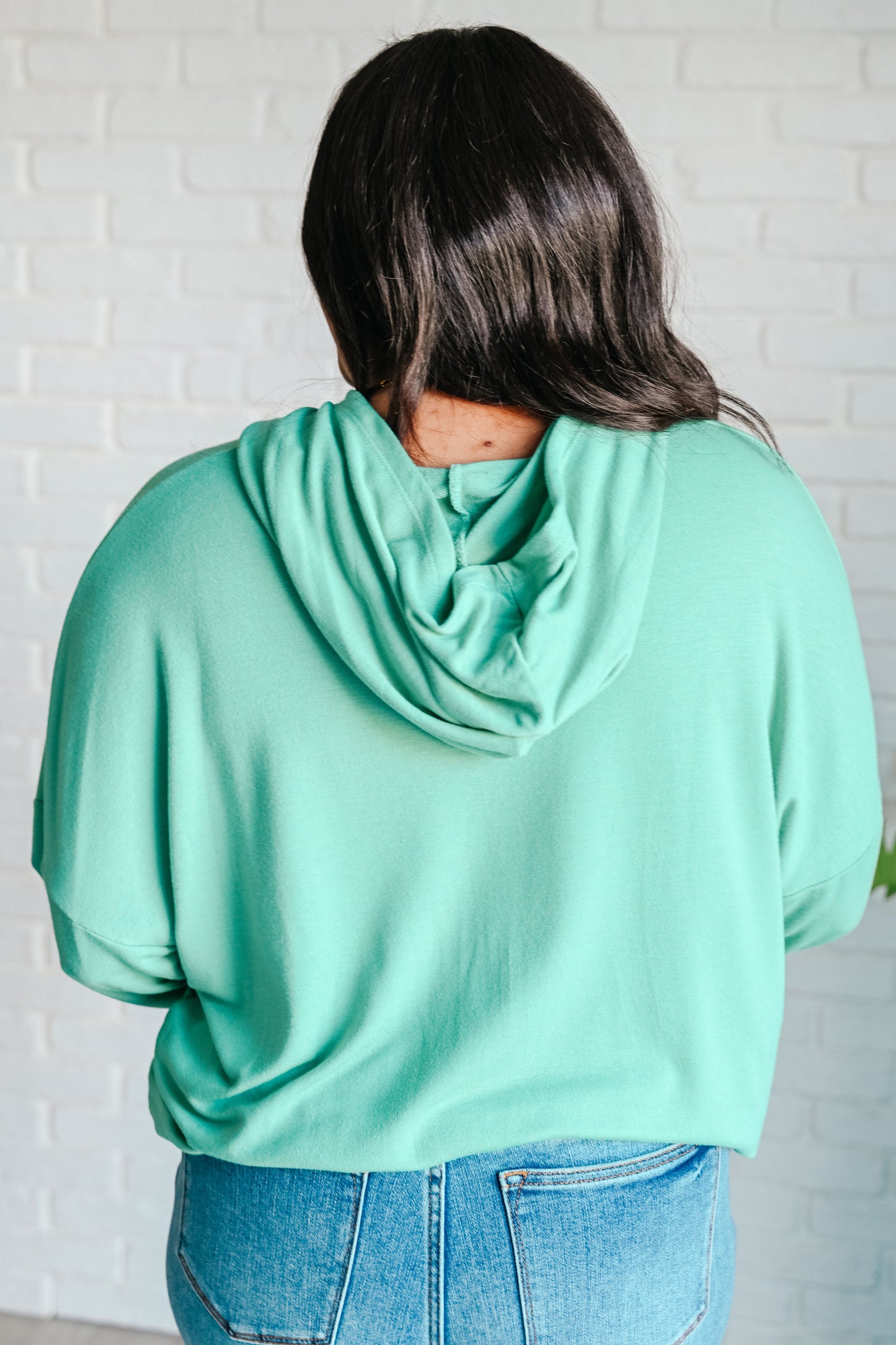 Haptics- I Am the City Hooded Pullover in Mint