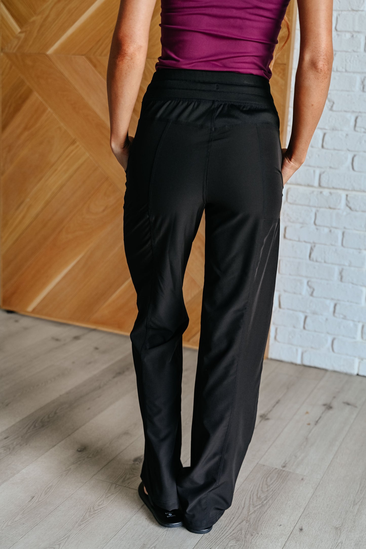 Rae Mode- Runner's High Drawstring Joggers in Black