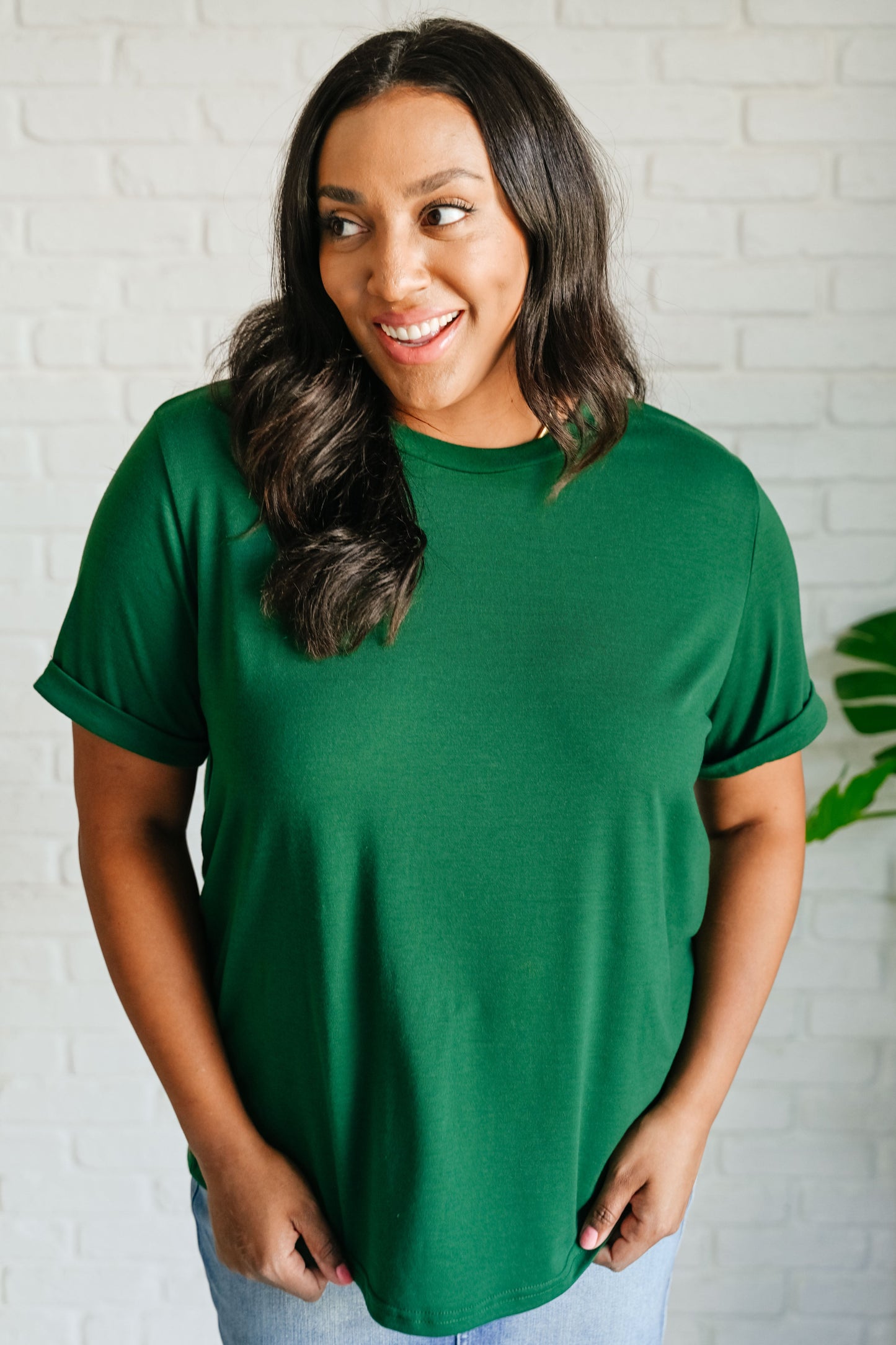 One Eleven North- Uptown Crew T-Shirt in Green